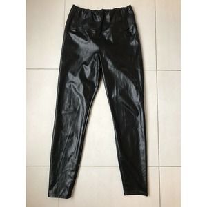 Aritzia Wilfred Free Daria High Waist Vegan Leather Leggings